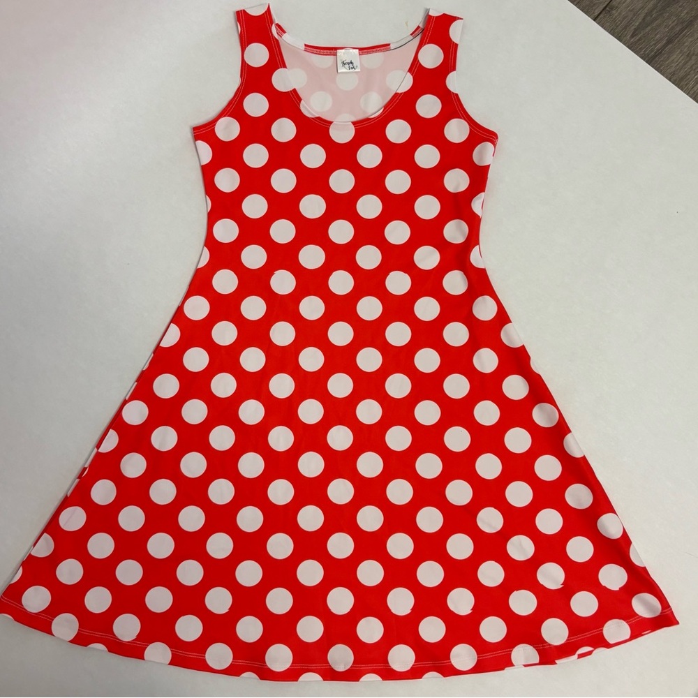 Red Skater Dress with White Polka Dots - Minnie Mouse Cosplay
